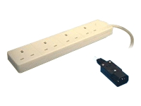 Computer Gear - Power distribution strip - input: IEC 60320 C14 - output connectors: 4 - 2 m cord