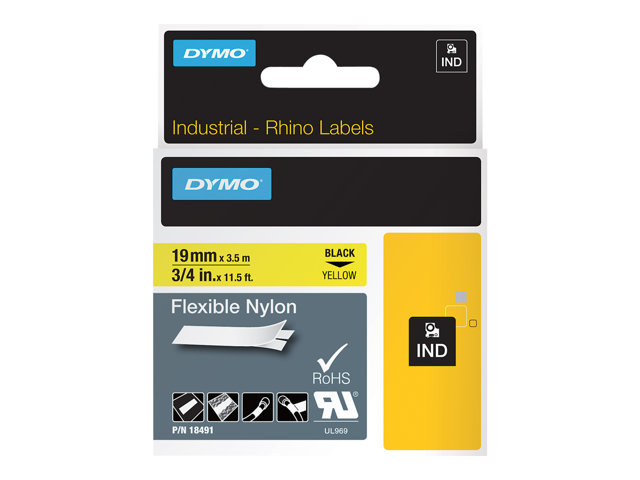 Dymo Flexible Tape 1 Cassettes Roll 19 Cm X 35 M