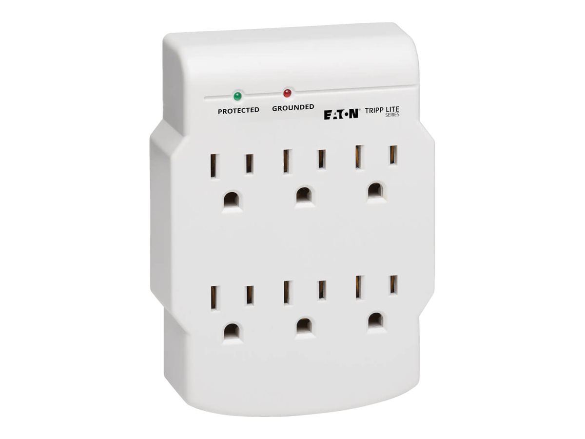 Tripp Lite Surge Protector Wallmount Direct Plug In 120V 6 Outlet 540 Joules