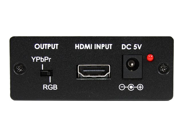 StarTech.com HDMI? to VGA Video Adapter Converter with Audio - HD to VGA Monitor 1920x1200 1080p - HDMI to VGA HD15 (HDMI2VGA) - Video converter - HDMI - component video, VGA - black