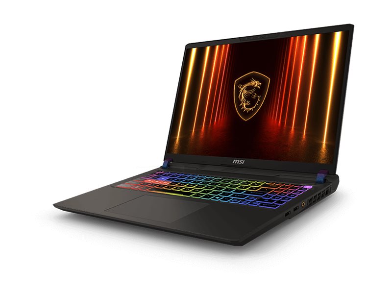 MSI Vector 16 HX AI A2XWHG-257NZ 16 Intel Core Ultra 7 255HX 16 GB RAM 1 TB Product shot Right-angle 79550