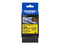 BROTHER TZeSL651 tape Black on Yellow