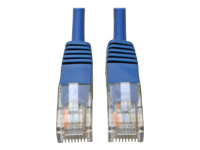 Eaton Tripp Lite Series Cat5e 350 MHz Molded (UTP) Ethernet Cable (RJ45 M/M), PoE - Blue, 5 ft. (1.52 m)