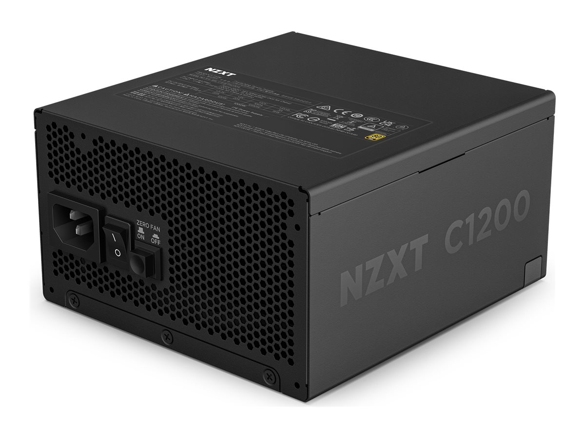 NZXT C-Series C1200 power supply 1200 Product shot Right-angle 79850