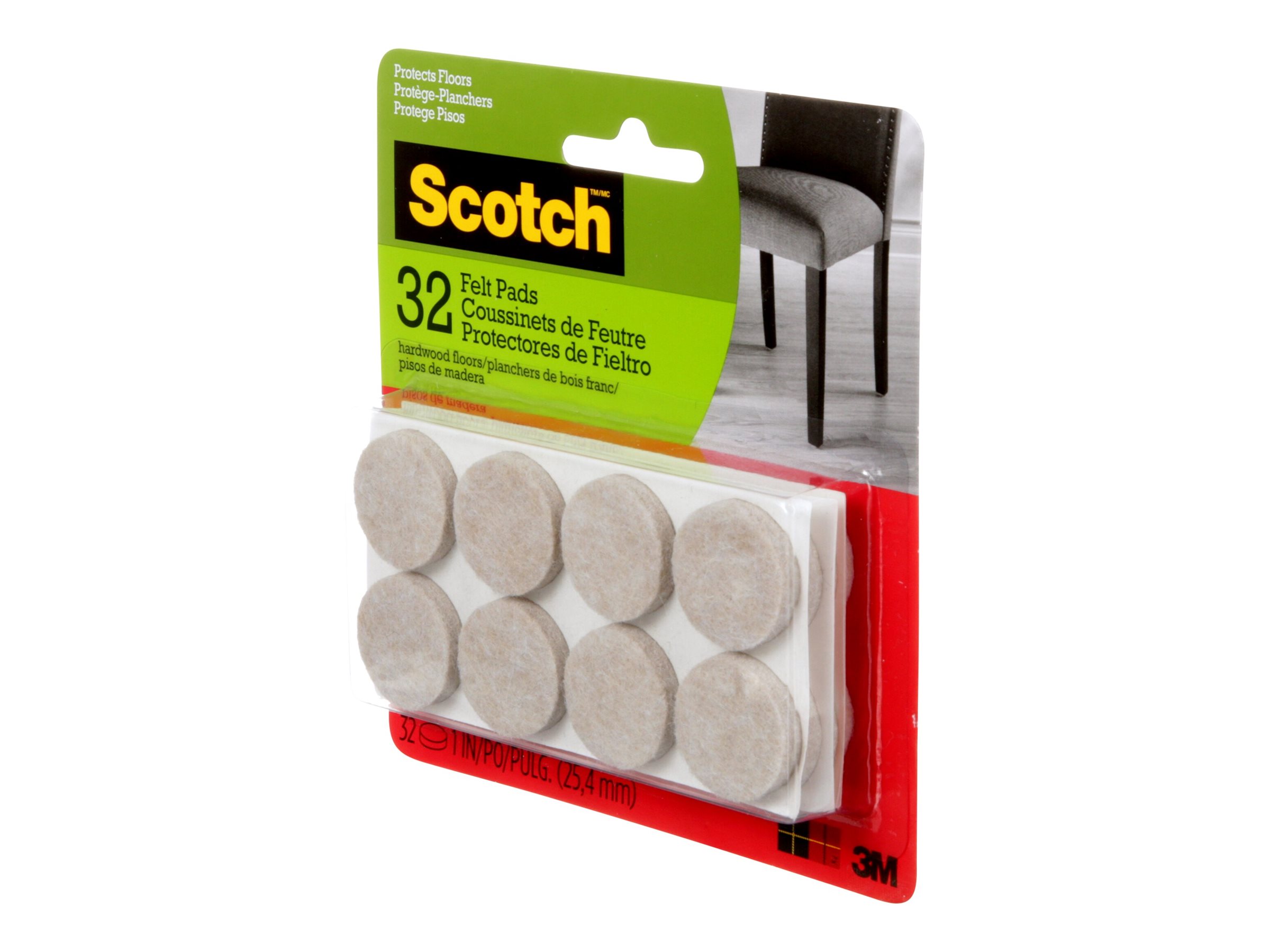 Scotch Felt Pads - Beige - 32's