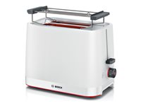 Bosch Brödrost TAT3M121 Vit 950W Bagels Funktion