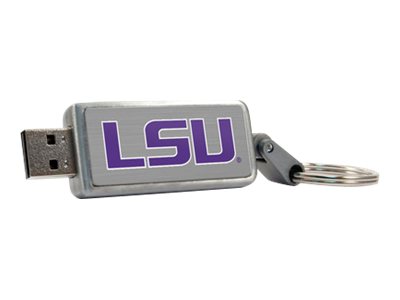 Centon College Keychain V2 Louisiana State University Edition USB flash  drive - 16 GB - USB 2.0