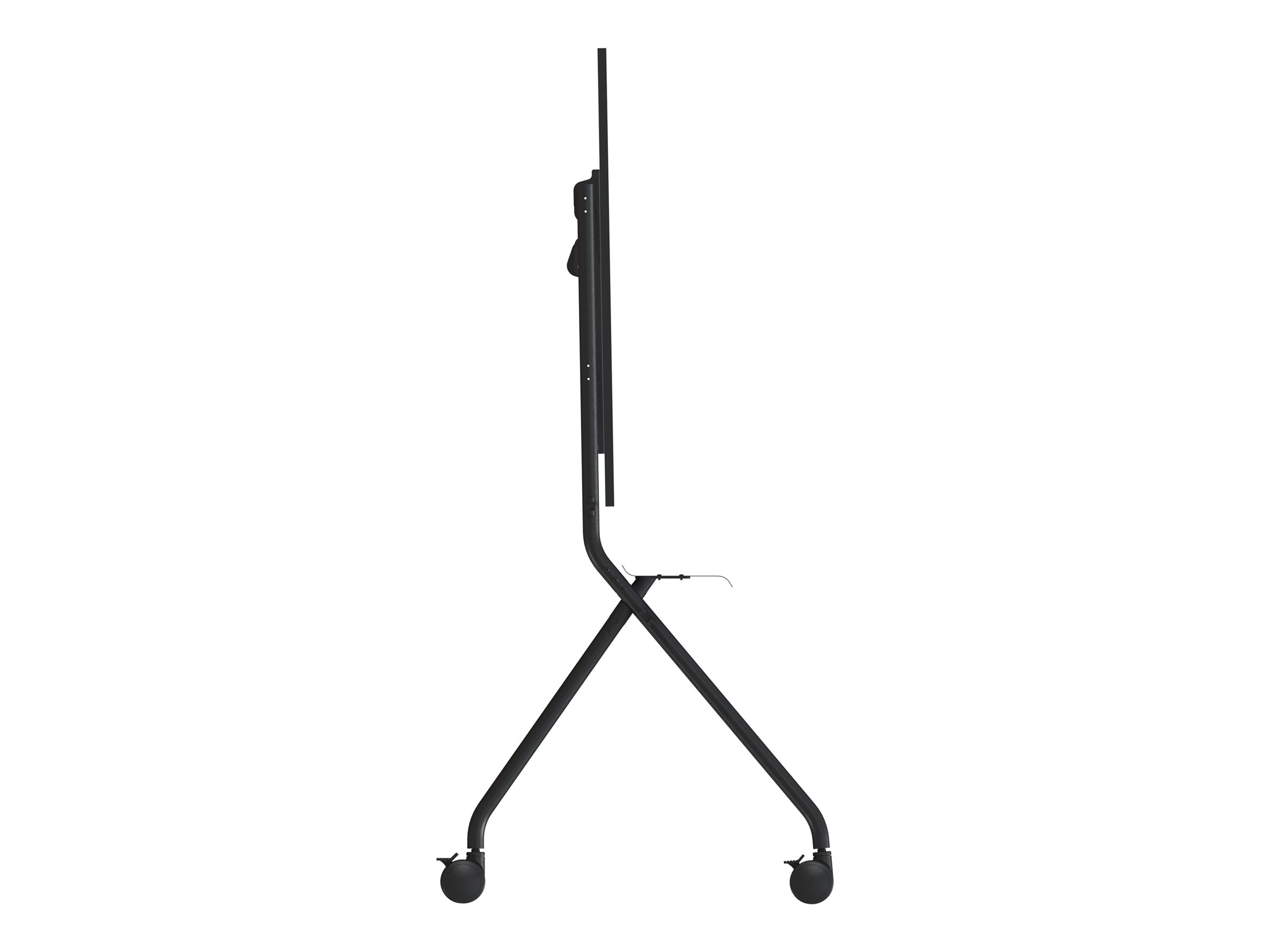 Vision VFM-F12 Displaywagen 55"-100" Stahl Mattschwarz
