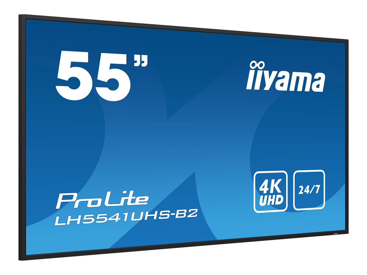 iiyama ProLite LH5541UHS-B2 55" Třída (54.6" zobrazitelný) displej LCD s LED podsvícením - 4K - pro digital signage – foto 4