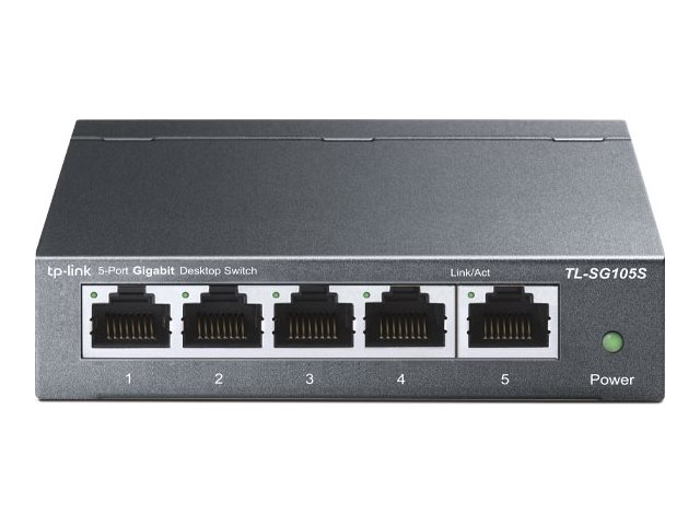 TP-Link TL-SG105S V3 switch 5 ports Product shot Front 79350