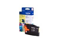 Brother LC77XL-Y Super High Yield yellow original ink Product shot Right-angle 76400