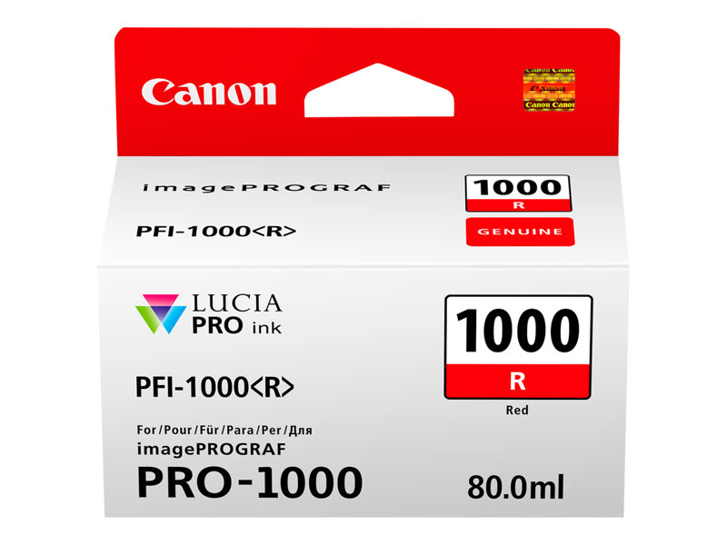 CANON 2LB PFI-1000r Ink Red Standard