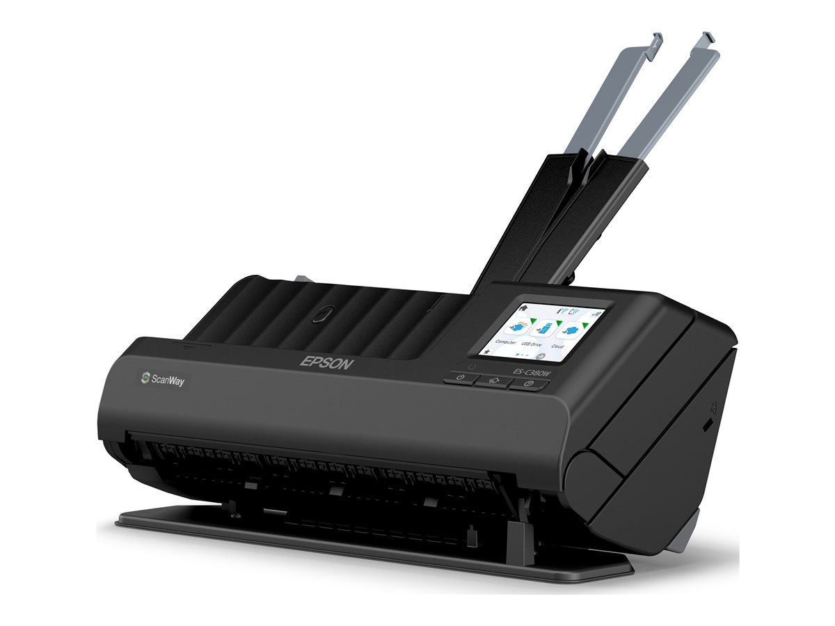 Epson ES-C380W - skener typ sheetfed - stolní - USB 2.0, Wi-Fi(n) – foto 2