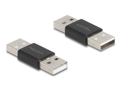 DELOCK Adapter Gender Changer USB 2.0 Typ-A St > St 65108 (BILD1)