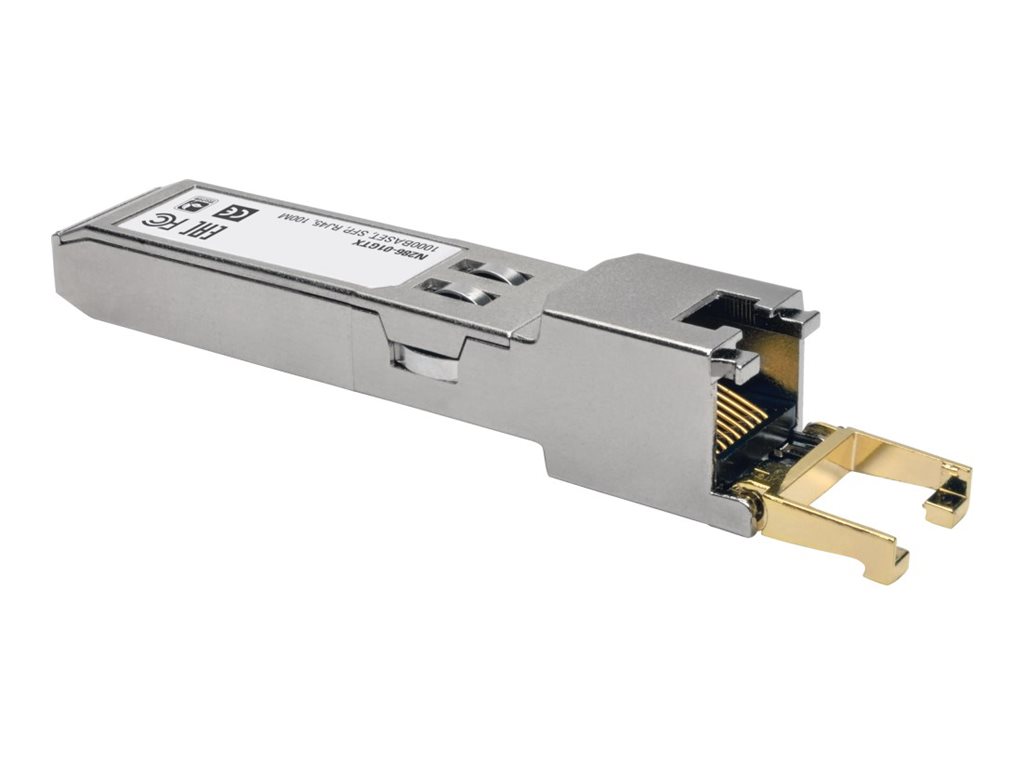 Tripp Lite Cisco GLC-T Compatible 1000Base-TX Copper RJ45 SFP Mini Transceiver, Gigabit Ethernet, Cat5e, Cat6