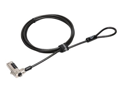 Kensington Slim N17 Combination Laptop Lock for Wedge-Shaped Slot