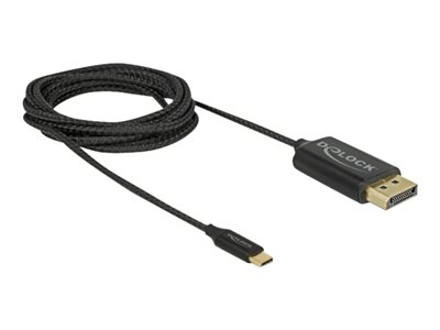 DELOCK USB Type-C > DisplayPort (DP Alt Mode) 2m koaxial - 83710