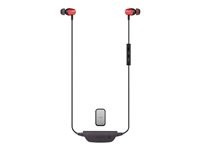Moshi Mythro Air Headset in-ear Bluetooth wired noise isolating burgundy r