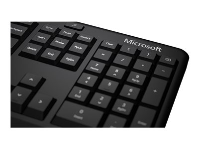rendering Lover Ubestemt Microsoft Ergonomic Keyboard - Tastatur - USB - Nordisk - sort (LXM-00009)  | Atea eShop | Erhverv