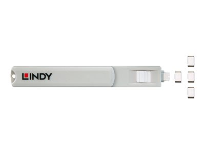 LINDY USB Typ C Port Schloss weiß - 40427