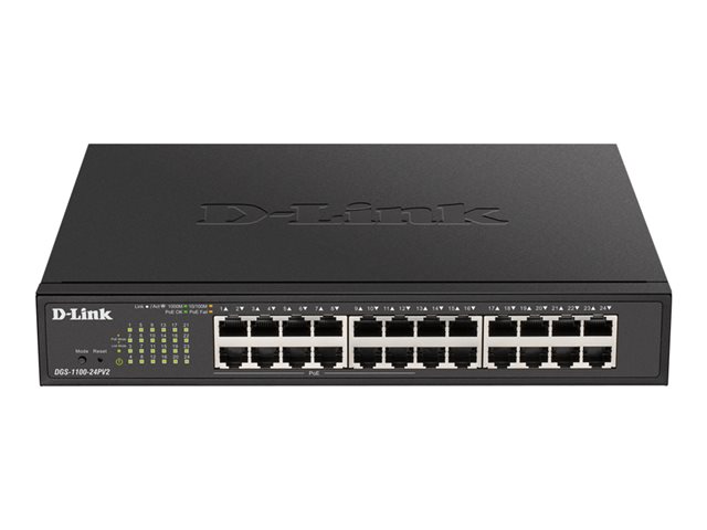 D-Link DGS 1100-24PV2 - commutateur - 24 ports - intelligent - Montable sur rack