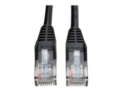Tripp Lite 6ft Cat5e / Cat5 Snagless Molded Patch Cable RJ45 M/M Black 6'