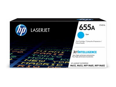 HP 655A LaserJet Toner Cartouche Cyan