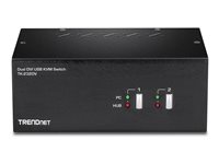 TRENDnet TK-232DV KVM / audio / USB switch Desktop