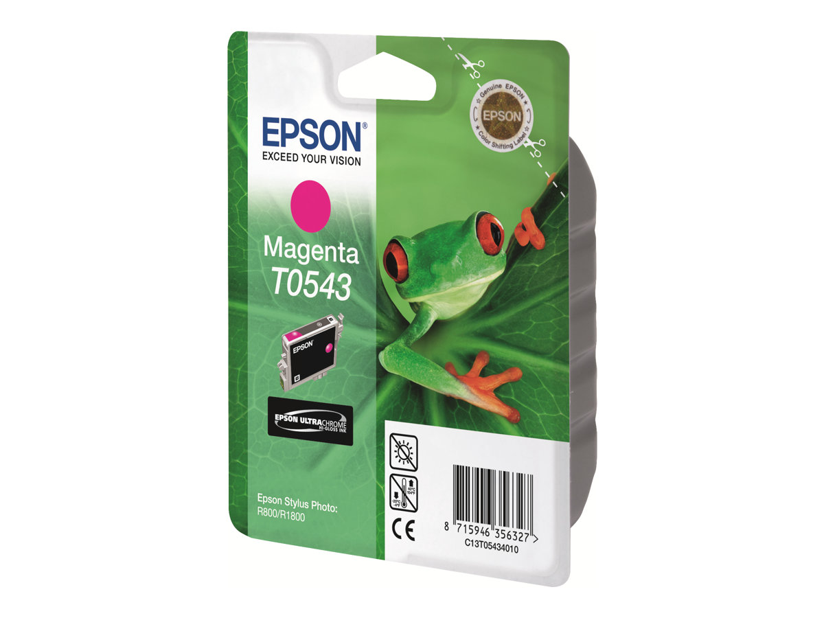 Epson T0543 magenta original ink Product shot Front 79800