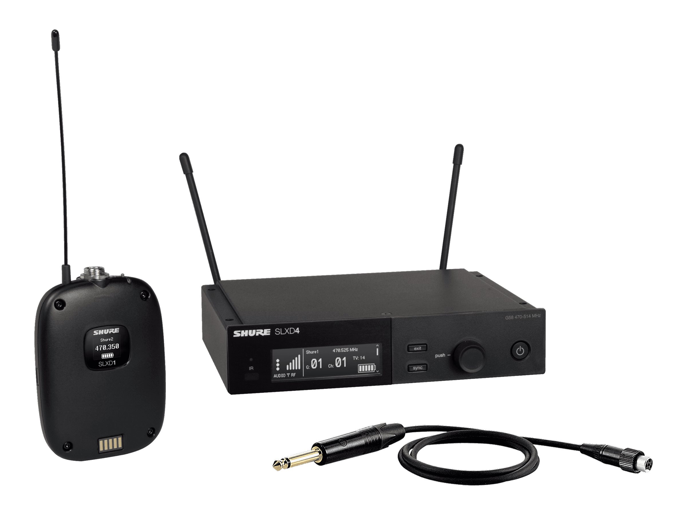 Shure SLXD14 - Wireless audio delivery system for microphone