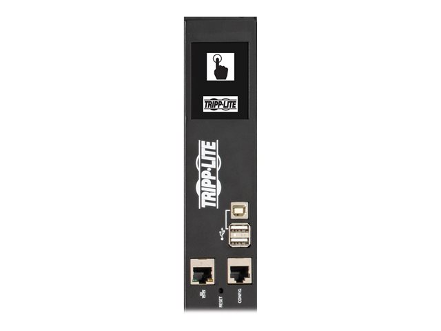Tripp Lite 8.6kW 3-Phase Monitored PDU, LX Interface, 208/120V Outlets (36 C13/6 C19/3 5-15/20R), LCD, NEMA L21-30P, 1.8m/6 ft. Cord, 0U 1.8m/70in. Height, TAA