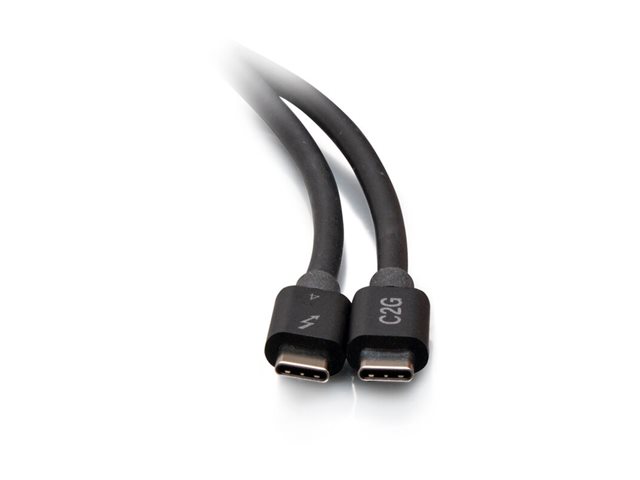 C2G 2.5ft Thunderbolt 4 USB C Cable - USB C to USB C - 40Gbps - M/M - kabel Thunderbolt - USB-C do USB-C - 76 cm – foto 7