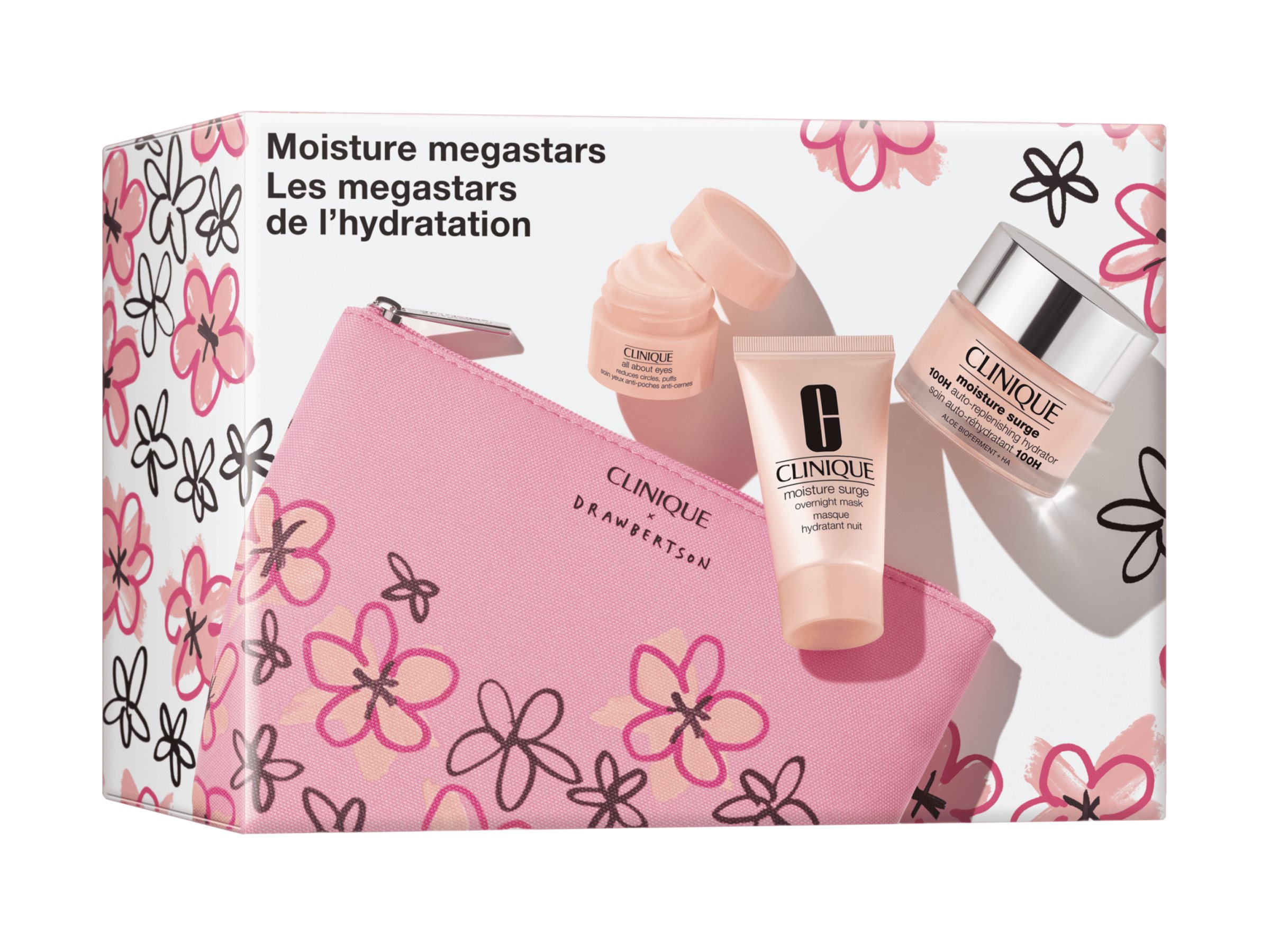 Clinique Moisture Surge トライアルセット Clinique Moisture Surge Hydration Heroes Bedtime Essentials