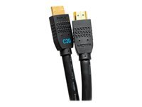 C2G 25ft Ultra Flexible 4K Active HDMI Cable Gripping 4K 60Hz - In-Wall M/M