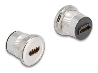 DELOCK HDMI Einbaubuchse 8K 60 HZ Aluminium Kabel