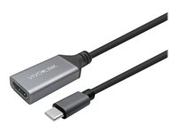 VivoLink Videoadapterkabel USB-C / HDMI 3m Sort