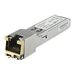 StarTech.com Juniper SFP-1GE-T Compatible SFP Module, 1000BASE-T, SFP to RJ45 (Copper) Cat6/Cat5e, 1GE Gigabit Ethernet SFP, RJ-45 (Copper) 100m, 1Gbps Mini GBIC Transceiver SFP Module