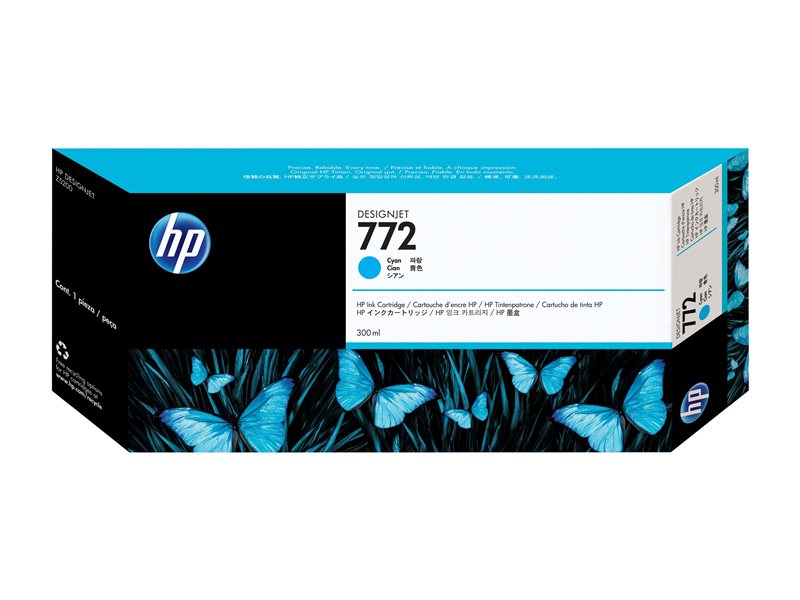HP 772 300-ML CYAN INK CARTRIDG