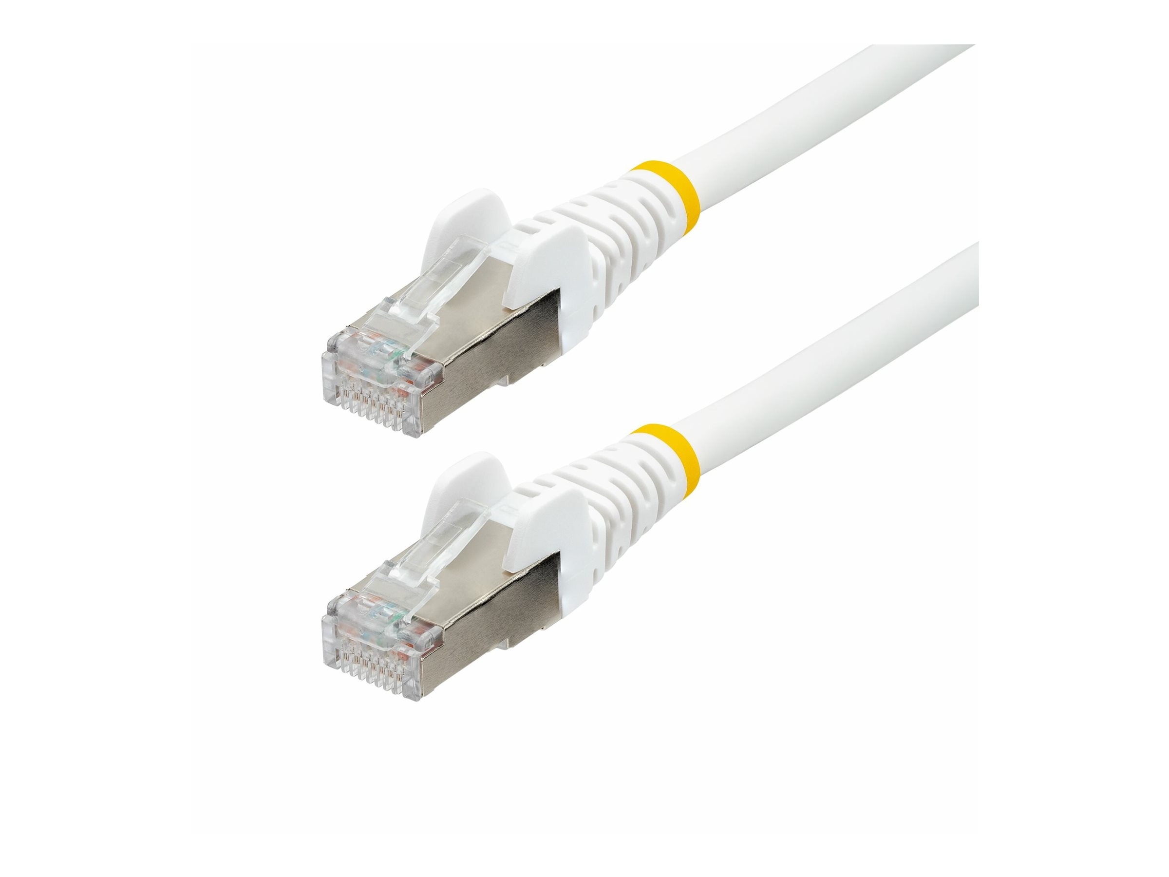 Startech 50ft White CAT6a Ethernet Cable, Snagless, S/FTP, 10G, LSZH