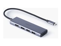 Ugreen Revodok 6-in-1 - docking station - USB-C - HDMI