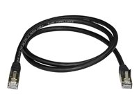Startech 1m CAT6A Ethernet Cable, 10 Gigabit Shielded Snagless RJ45 100W PoE Patch Cord, CAT 6A 10GbE STP Network Cable w/Str