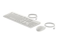 HP 225 Sæt med mus og tastatur Pressestempel Kablet