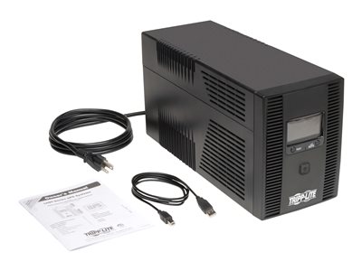 Tripp Lite UPS Smart LCD 120V 50/60Hz 1500VA 900W Line-Interactive AVR, Tower, Battery Back-Up LCD, USB, 10 Outlets
