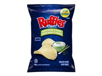 Ruffles Potato Chips - Sour Cream &amp; Onion - 66g