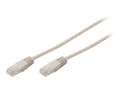 DIGITUS Patchkabel Cat5e U/UTP 2xRJ45 0,25m CU  grau Hebels. Polybeutel