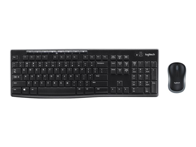 Logitech Mk270 Wireless Combo Keyboard And Mouse Set Swiss Input Device