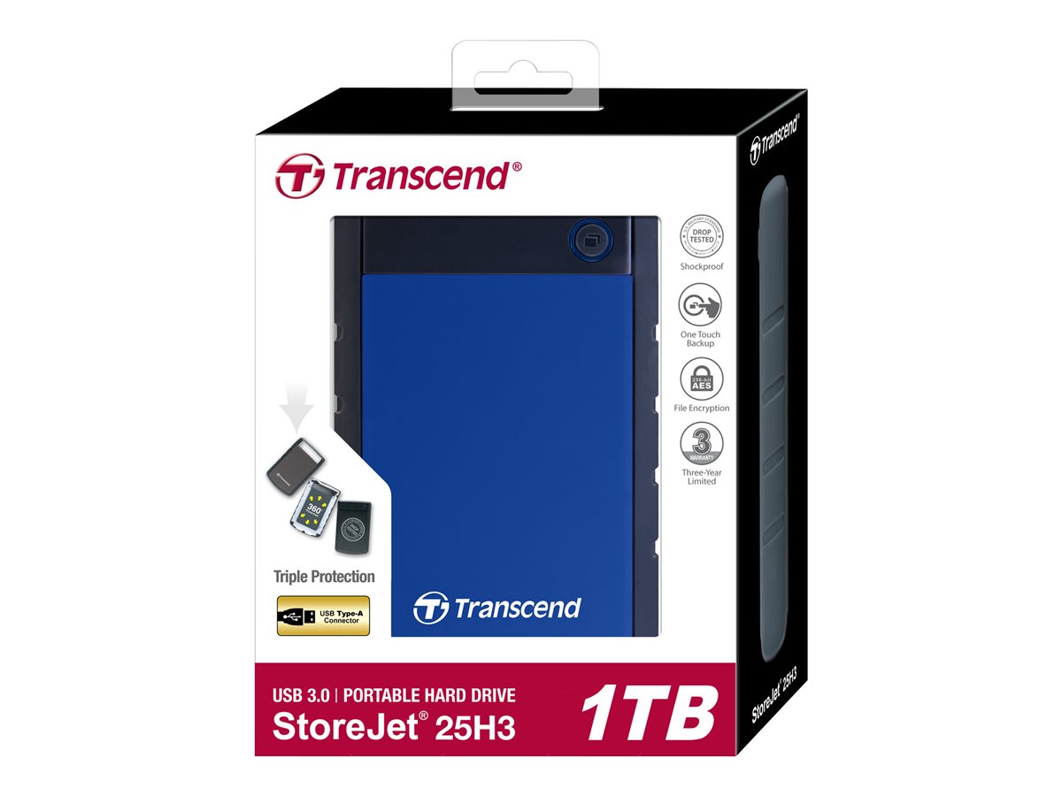 TRANSCEND 1To Disque dur externe 2.5p
