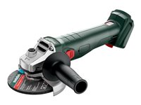 Metabo W 18 L 9-125 Vinkelsliber Uden batteri Intet batteri