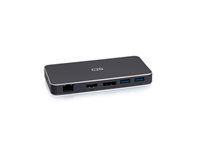 C2G USB-C 7-in-1 Dual Display MST Docking Station with HDMI, DisplayPort, Ethernet, USB, and Power Delivery up to 100W - 4K 60Hz