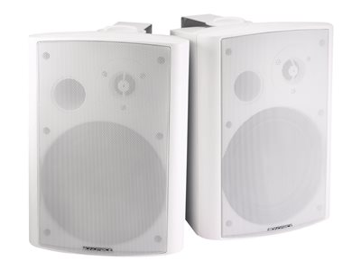 Monoprice Active Wall Mount Speakers Speakers 25 Watt 2-way white